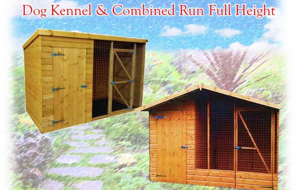 Dog Kennel With Combined Run